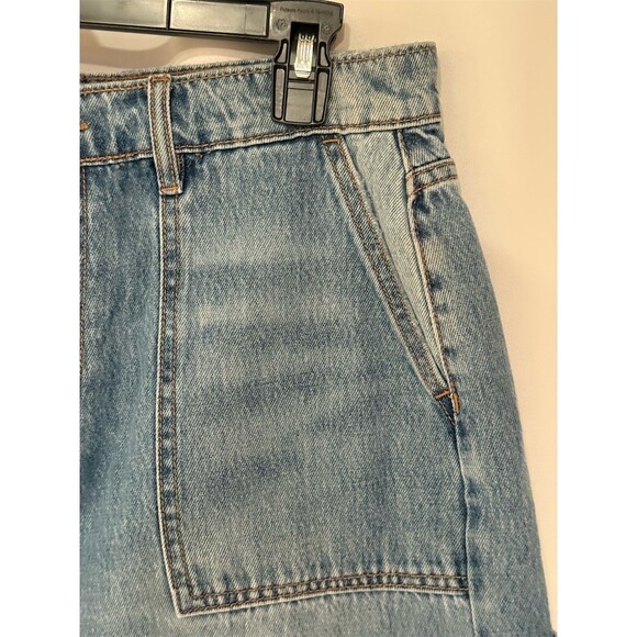 Hidden Jeans Womens Size 30 Light Wash Distressed Carpenter Cro - Picture 4 of 13